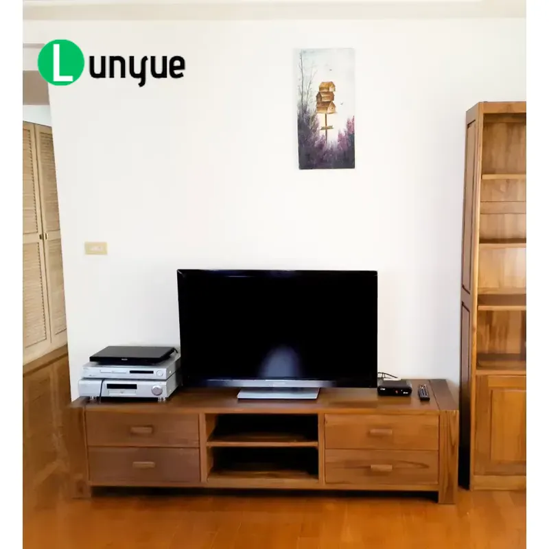 北欧モダンヨーロピアンチーク材テレビキャビネット 4段引き出 - Sustainable Living Design のレビューと価格