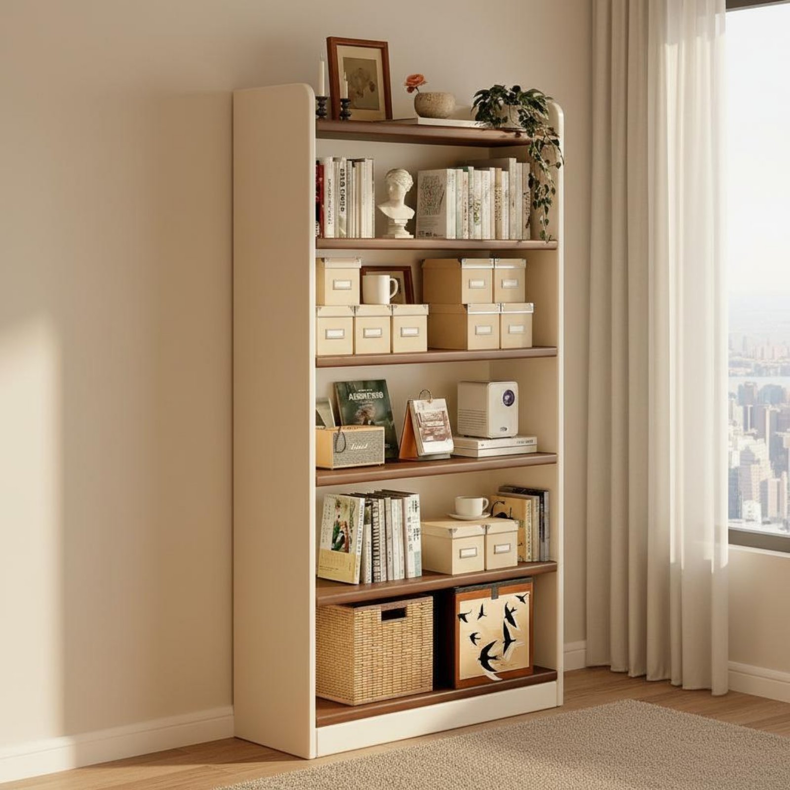 多層式ブックオーガナイザー 大容量木製ブックオーガナイザー  - Sustainable Living Book のレビューと価格
