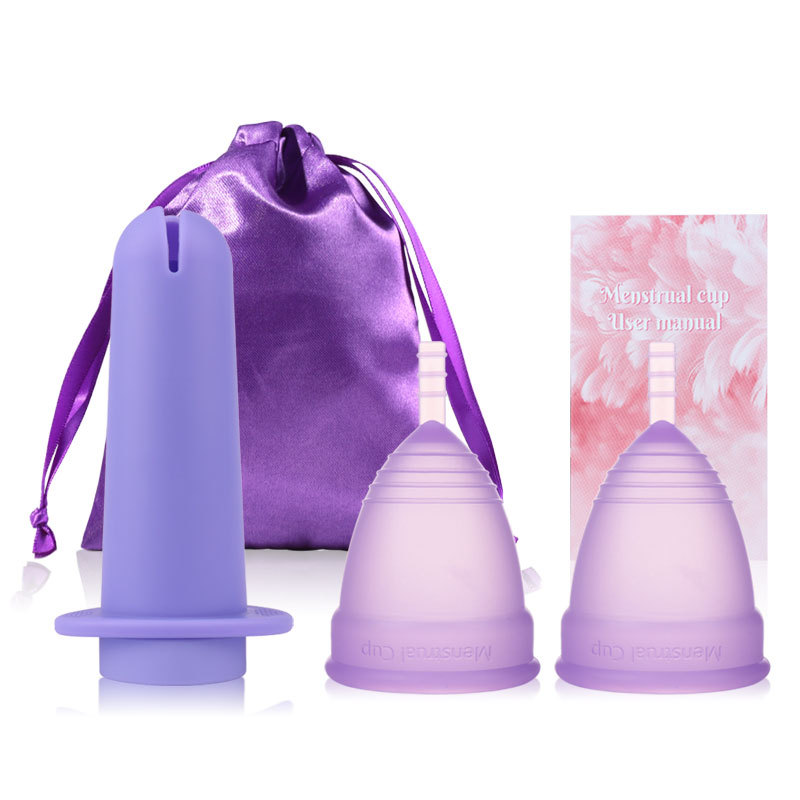 新しい月経カップブースター使いやすいシリコーンカップセット女 - Menstrual Cup Silicone のレビューと価格