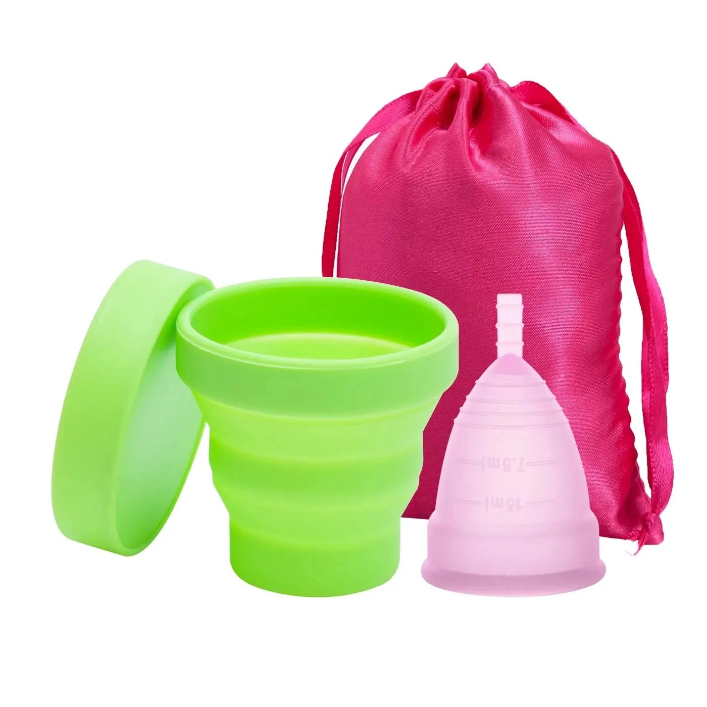女性のための再利用可能な月経カップ,月経カップ,期間カップ, - Menstrual Cup Silicone のレビューと価格