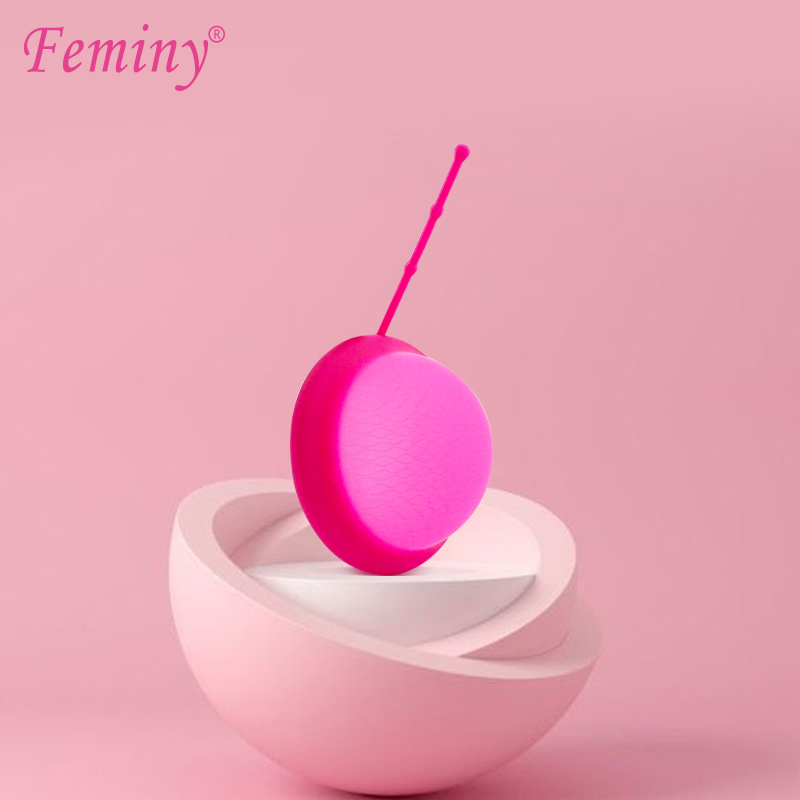女性月経ディスク除去ストリング付き再利用可能な医療グレードの - Menstrual Cup Silicone のレビューと価格